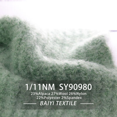 1/11NM Silky Wool Alpaca Blend Yarn Multifunctional For Knitting